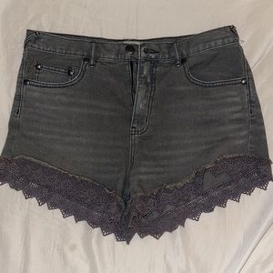 Free People Jean Shorts